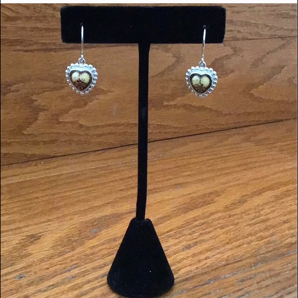 New Murano Millefiori Mini Heart silver earrings
